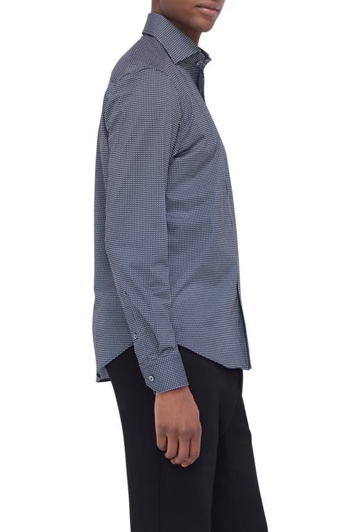 Bugatchi Ooohcotton® Devon Button-up Shirt In Black