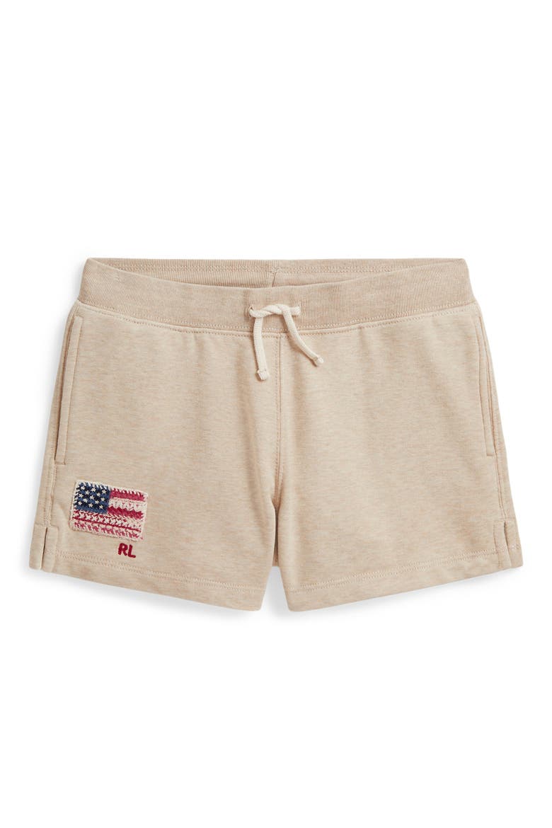 Kids' Easy French Terry Shorts, Main, color, EXPEDITION DUNE HEATHER
