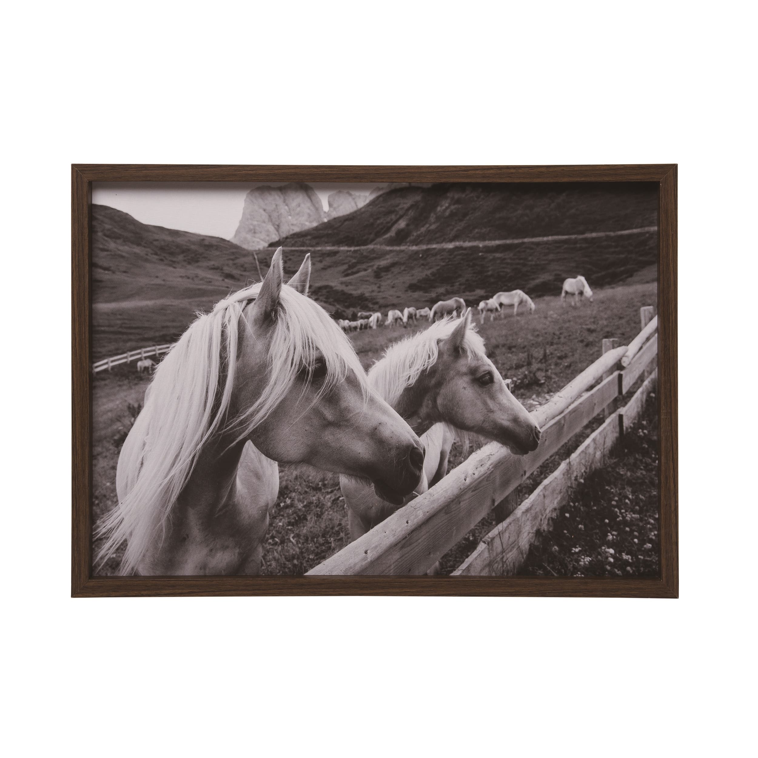 Transpac 25.6 Inch Gray Spring Southwestern Horse Wall Decor