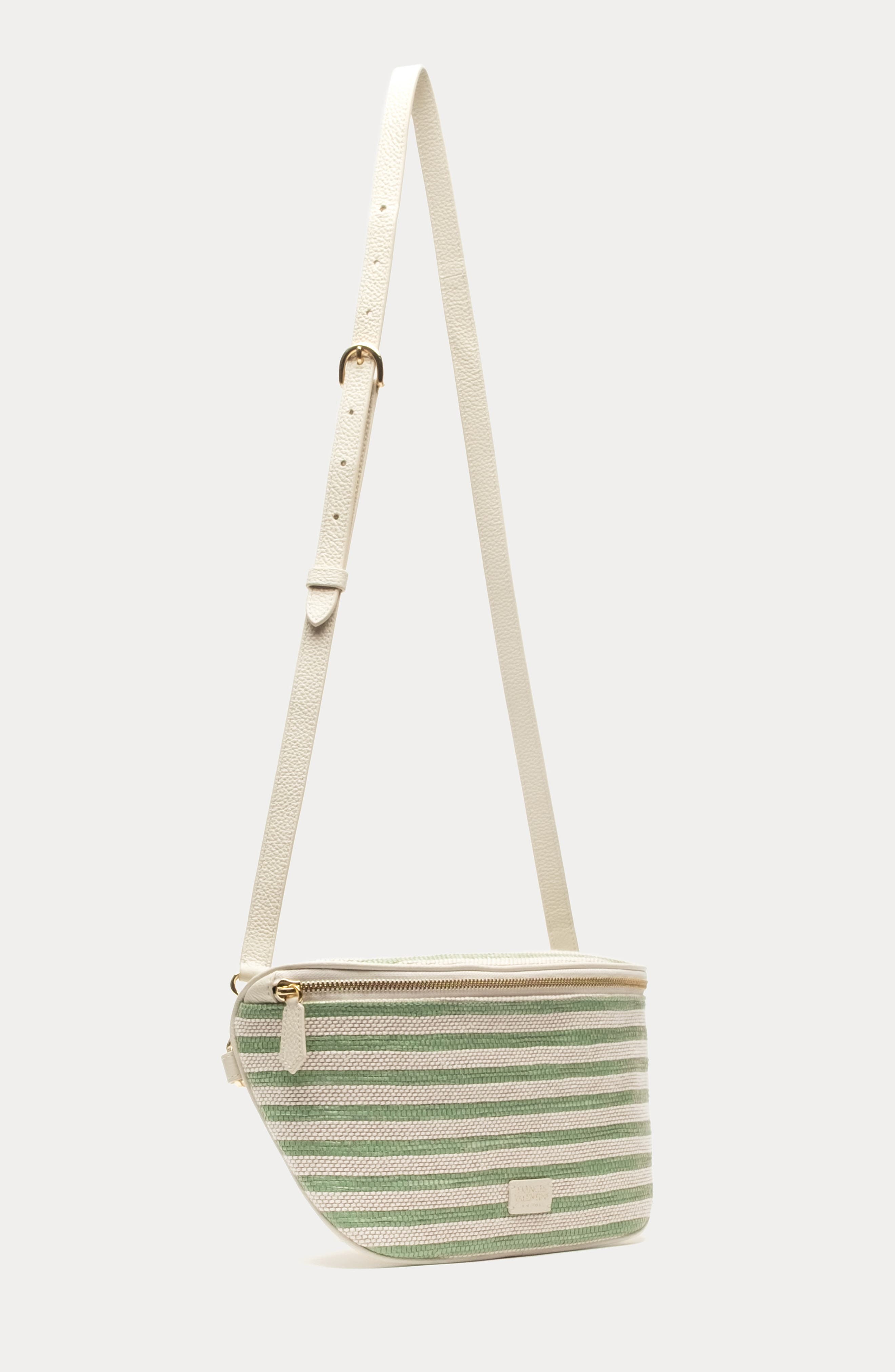 Frances Valentine Billie Raffia Sling Bag, Alternate, color, Green/ Multi