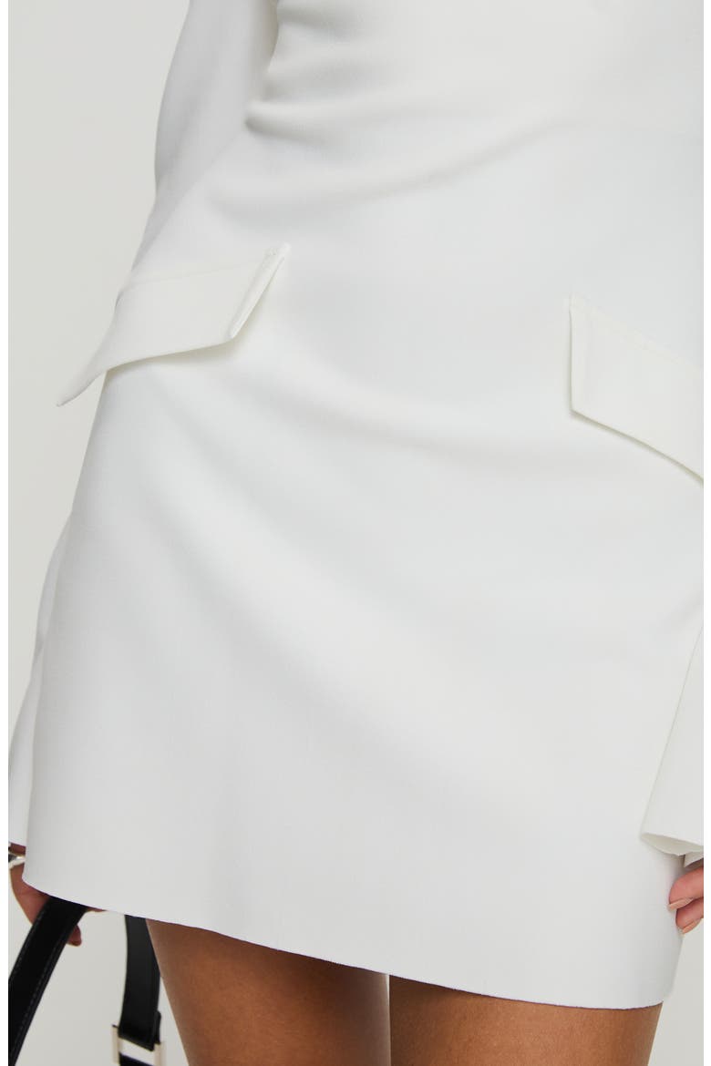Carters Long Sleeve Minidress, Alternate, color, WHITE