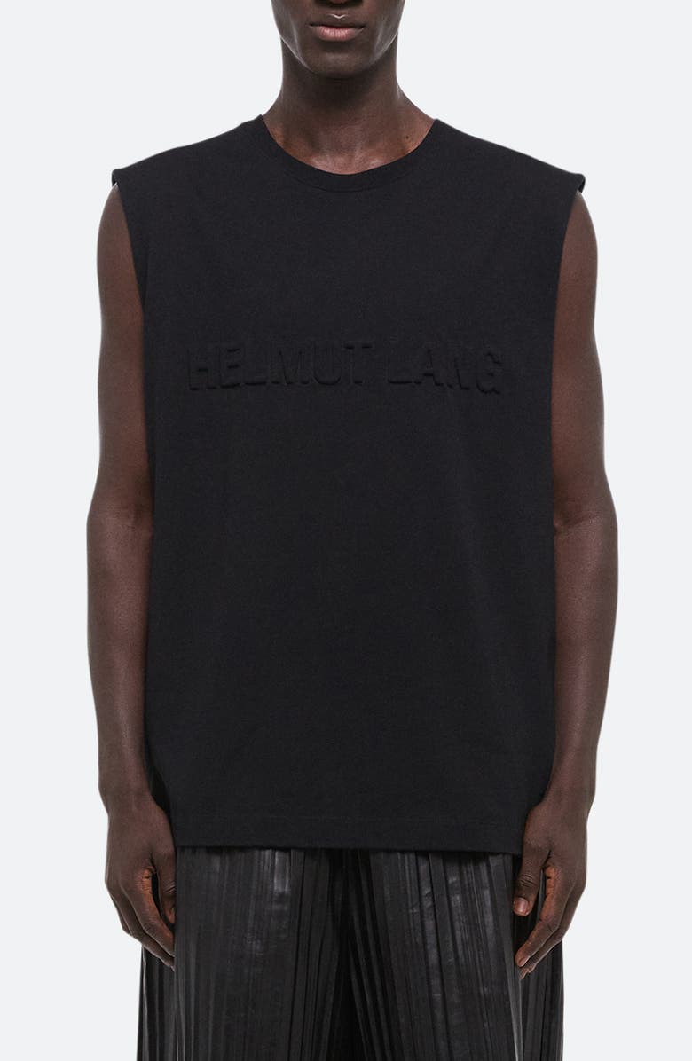 Helmut Lang Embossed Logo Tank, Main, color, 