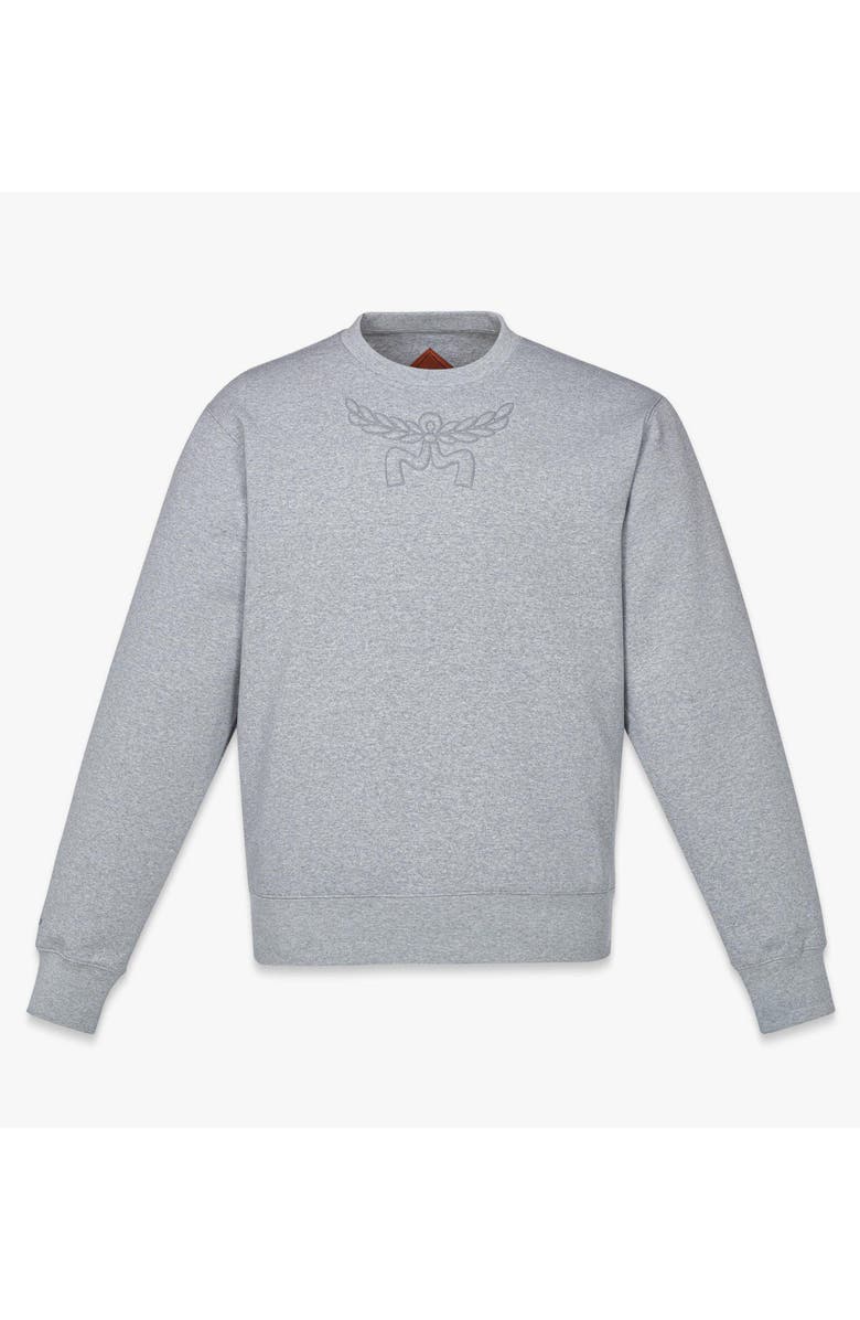 MCM Essential Laurel Ponte Sweatshirt, Main, color, Grey