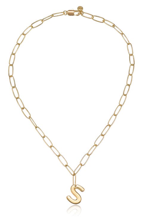 Initial Pendant Necklace