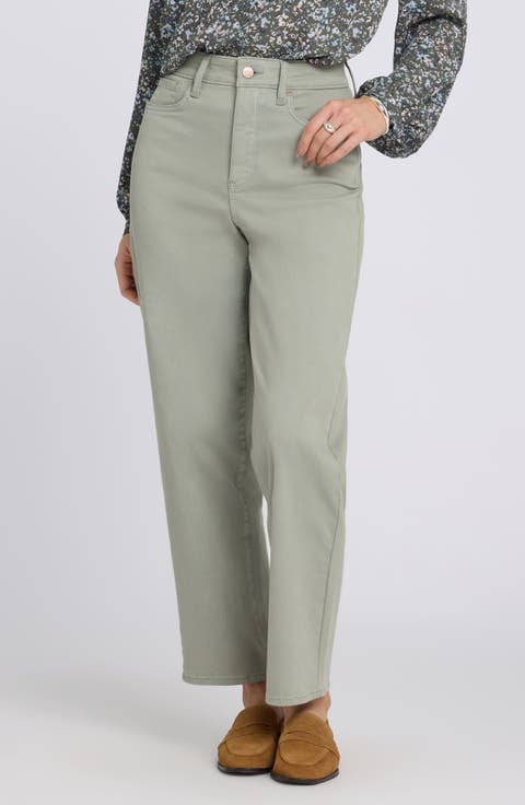 Kasey Ankle Stovepipe Jeans (Mistletoe) (Petite)