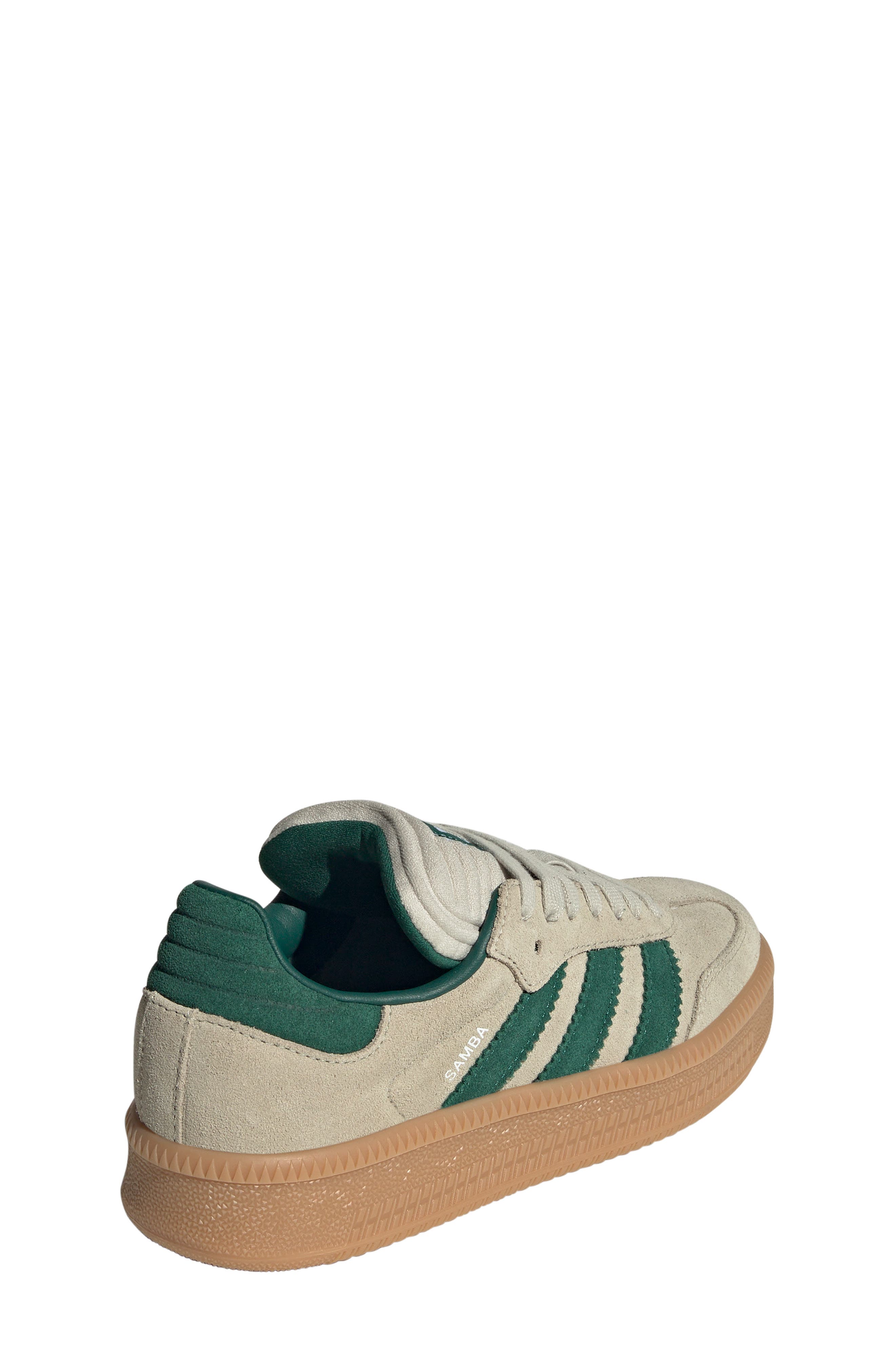 Kids' Samba XLG Sneaker, Alternate, color, PUTTY GREY/GREEN/ GUM