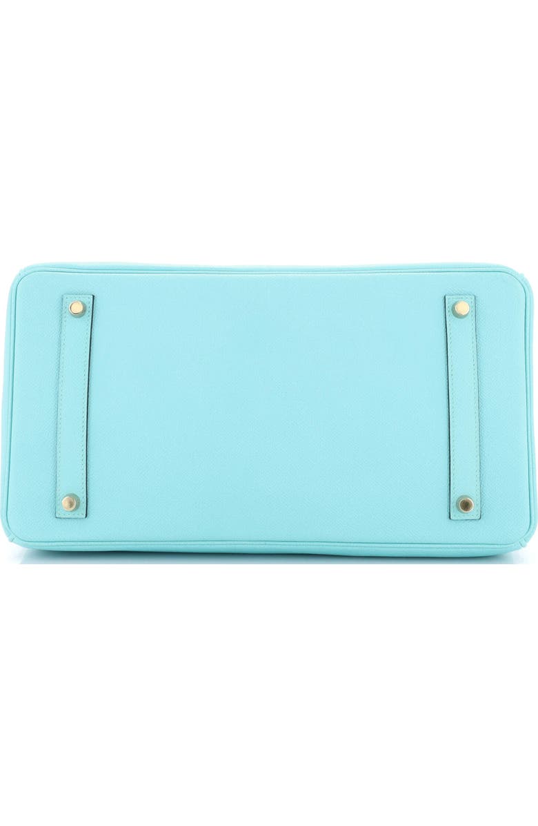 Pre-Owned Hermes Birkin Handbag Blue Epsom with Gold Hardware 35, Alternate, color, Bleu Atoll