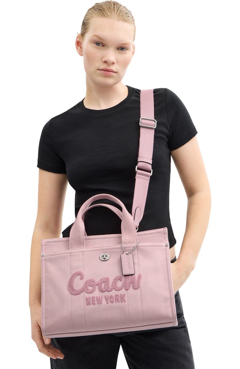 COACH Denim Cargo Tote, Alternate, color,