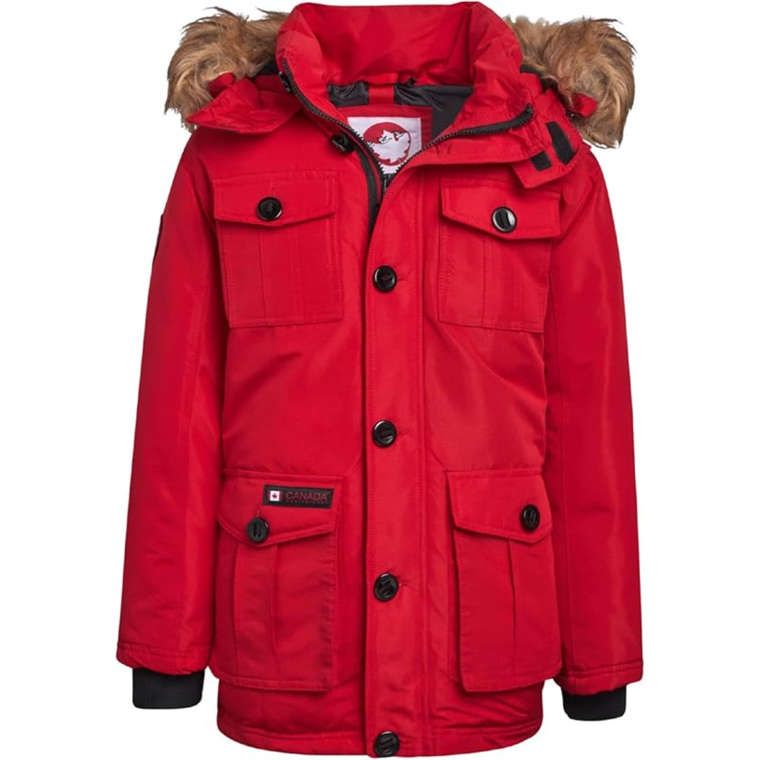 Canada Weather Gear Kids'  Boys' Heavyweight Winter Ski Jacket In Red