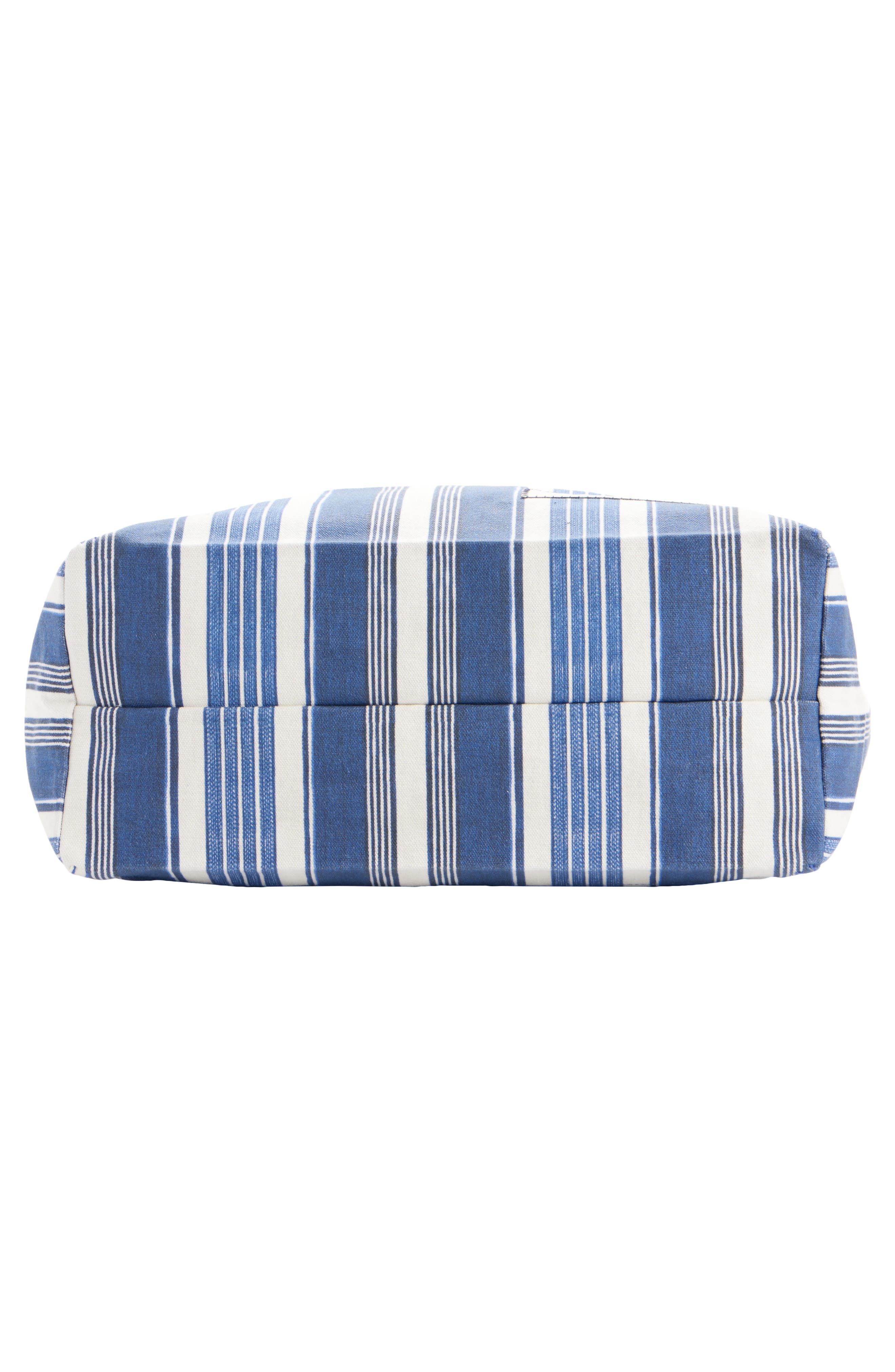 Isabel Marant Small Yenky Stripe Canvas Tote, Alternate, color, 