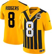Nike Men's Nike Aaron Rodgers Gold Pittsburgh Steelers Alternate Vapor F.U.S.E. Limited Jersey