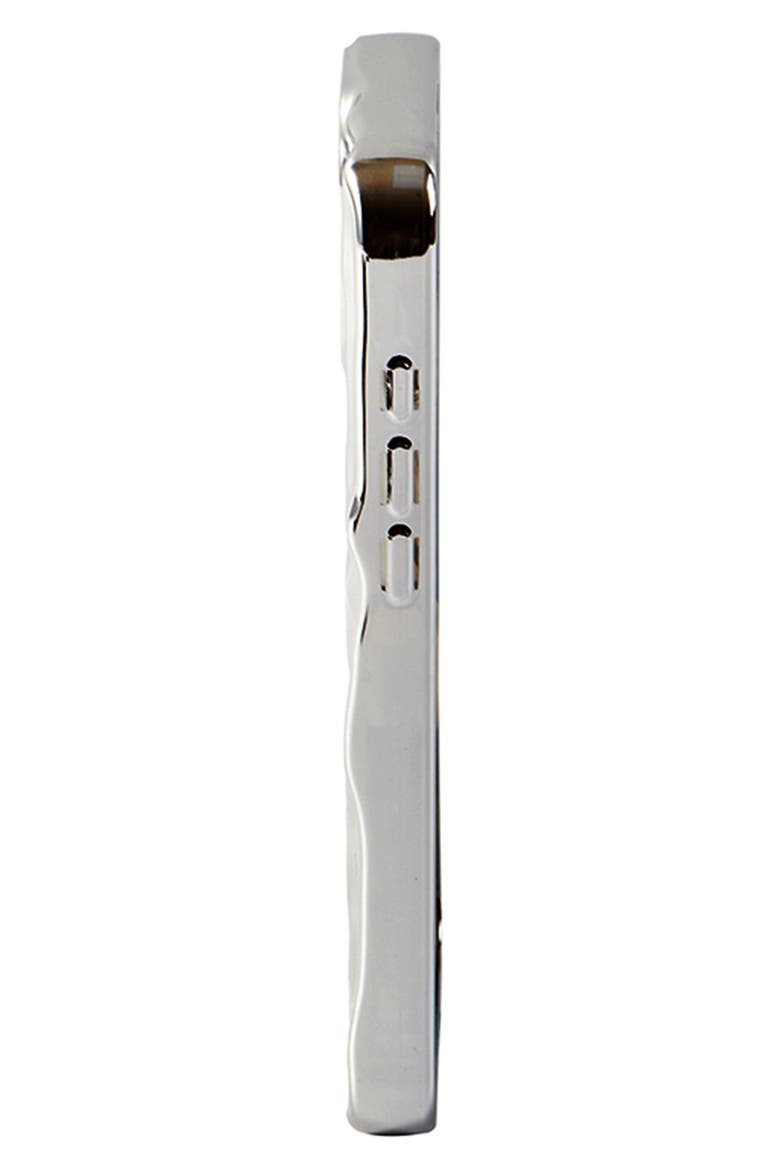 Silver Crinkle iPhone 16 Pro Case, Alternate, color, SILVER