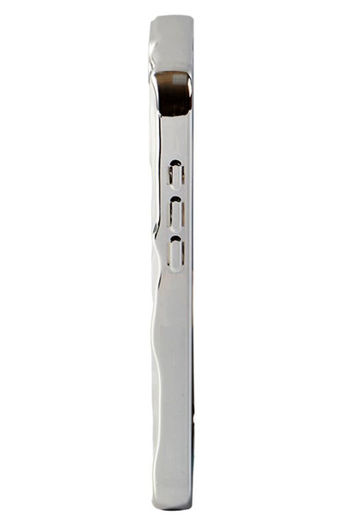 Auramma Silver Crinkle Iphone 16 Pro Case In Silver