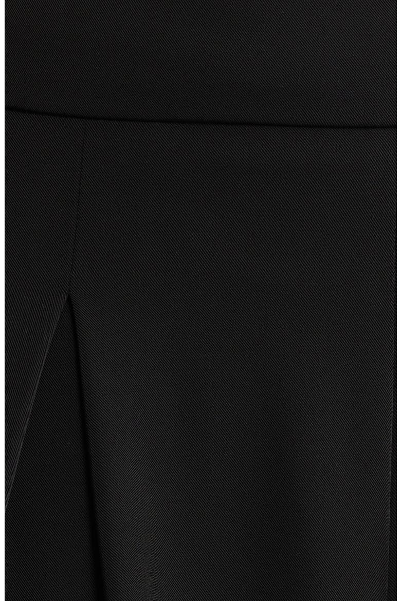 Pleated Pull-On Wide Leg Pants, Alternate, color, ANNE BLACK