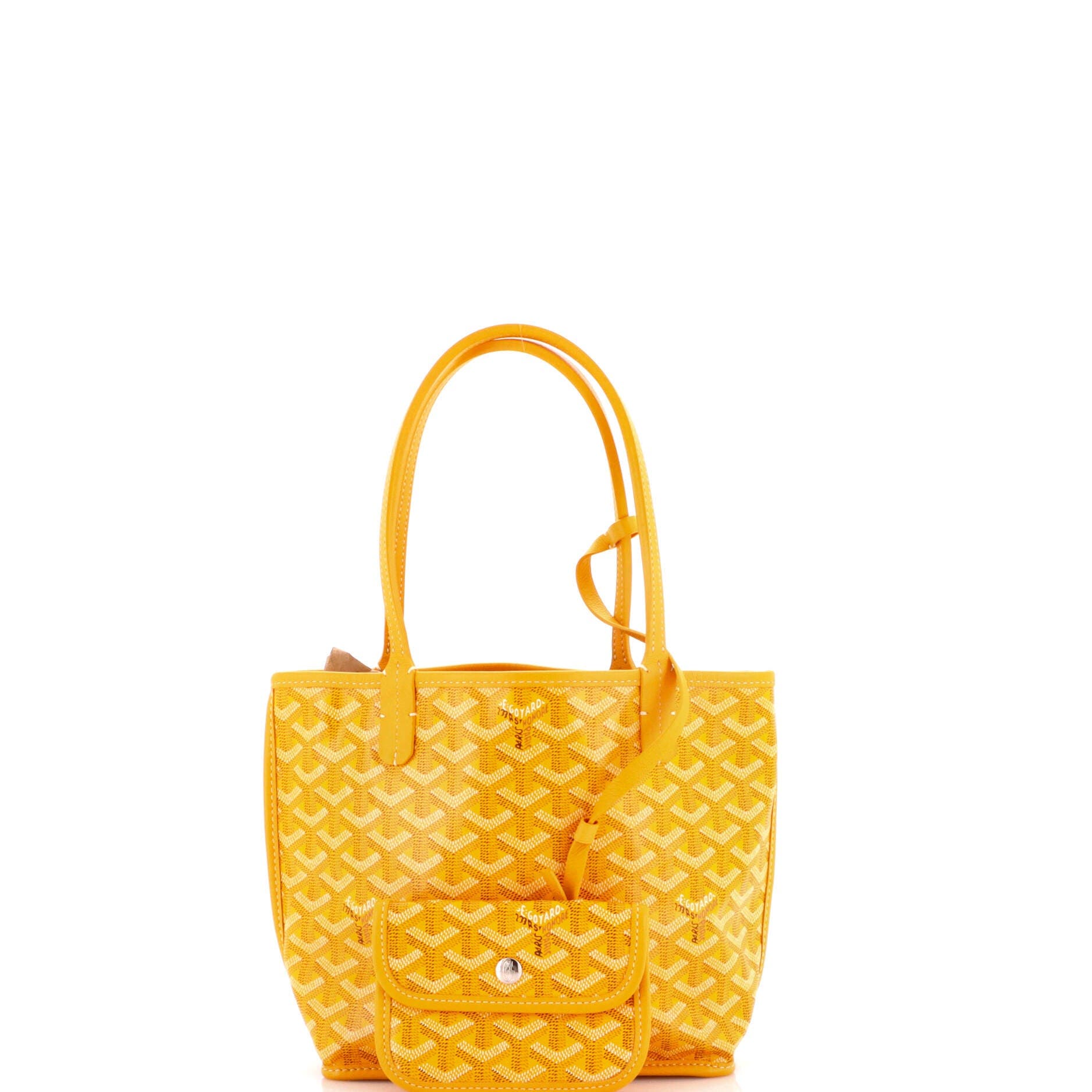 Pre-Owned Goyard Anjou Reversible Tote Coated Canvas Mini, Alternate, color, 