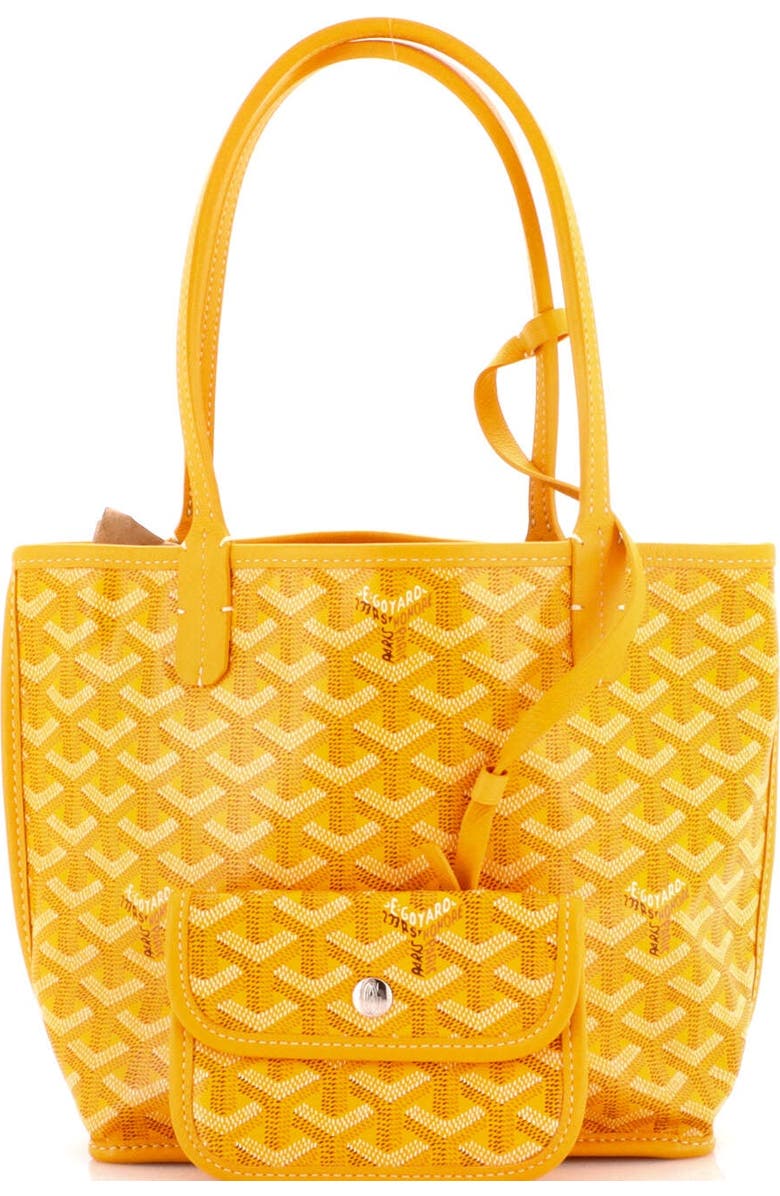 Pre-Owned Goyard Anjou Reversible Tote Coated Canvas Mini, Alternate, color,