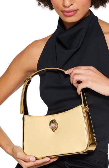 Bond Metallic Leather Shoulder Bag