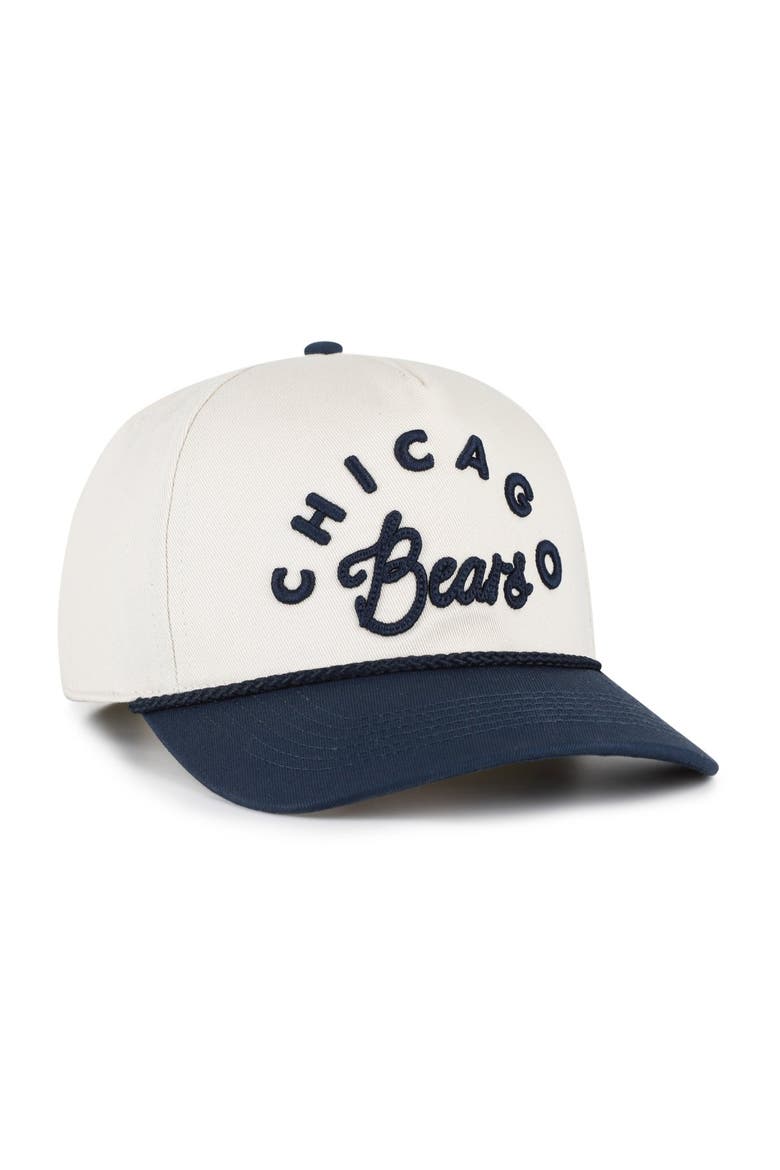 Women's '47 Natural Chicago Bears Rope Script Hitch Adjustable Hat, Alternate, color, Natural
