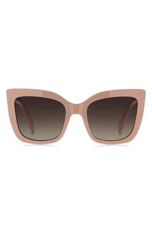 Marc Jacobs 54mm Gradient Cat Eye Sunglasses In Brown