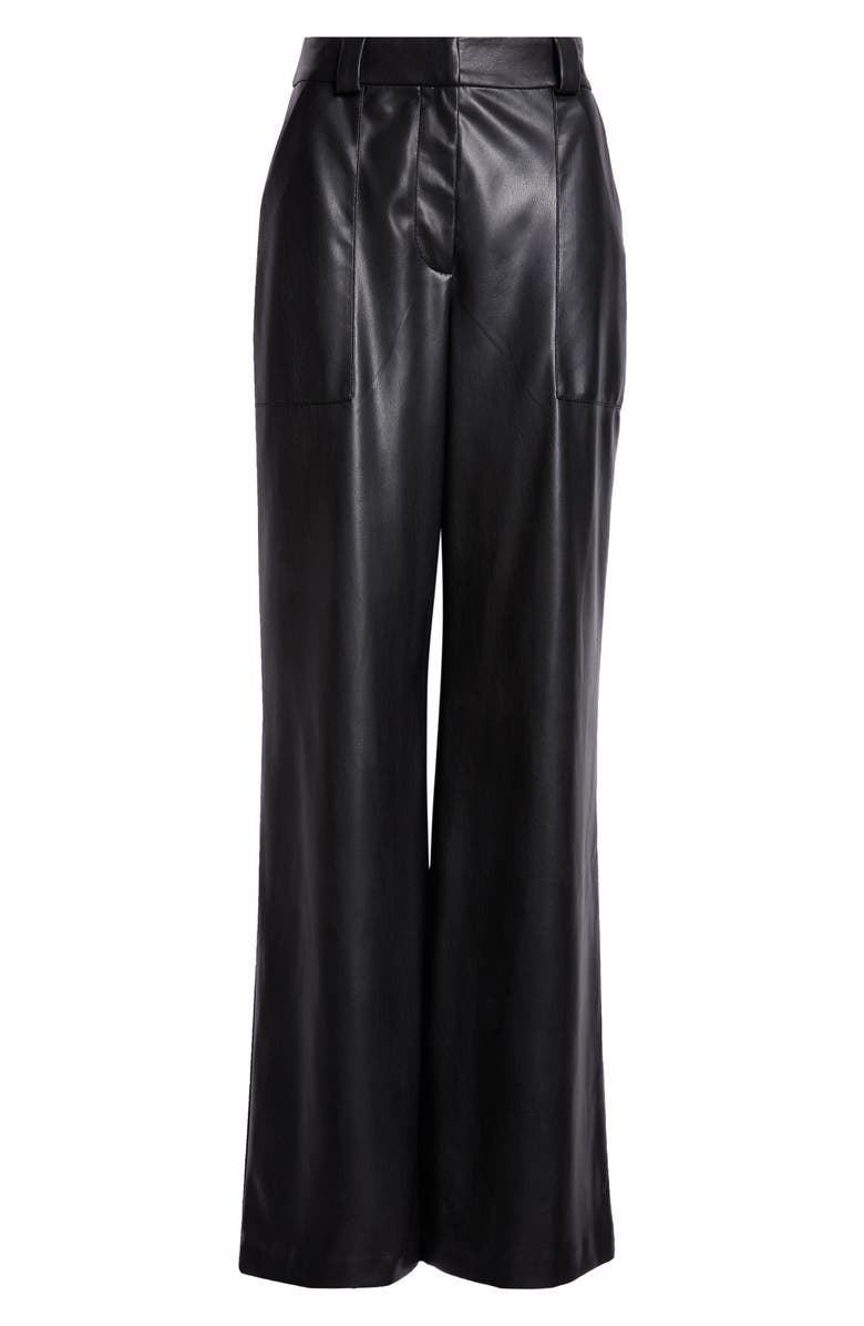 Ramy Brook Jace Faux Leather Pants, Alternate, color,