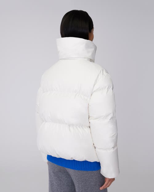Quartz Co. Gisele Short | Down Puffer Jacket In Ivory