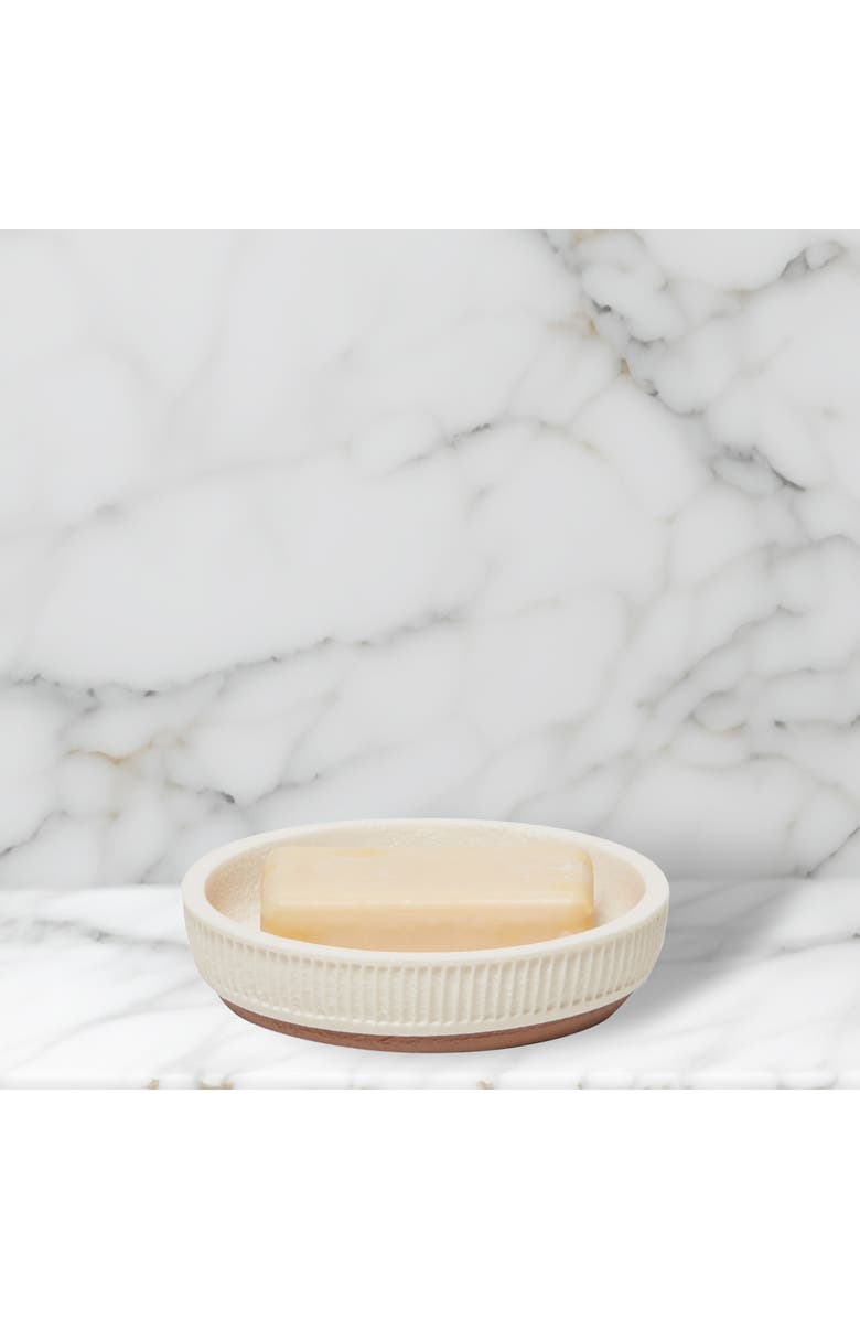 ROSELLI TRADING COMPANY Ribbed Soap Dish, Alternate, color, 