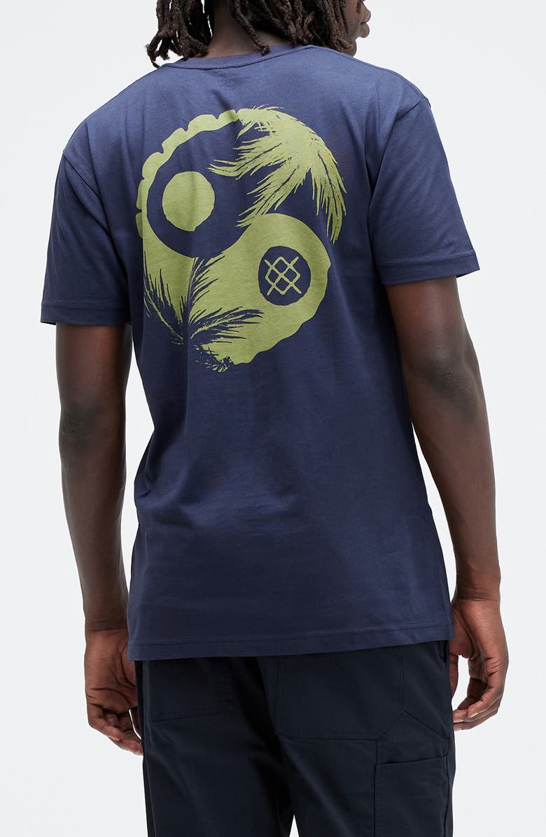 Stance Opposites Cotton Graphic T-Shirt, Alternate, color, Navy