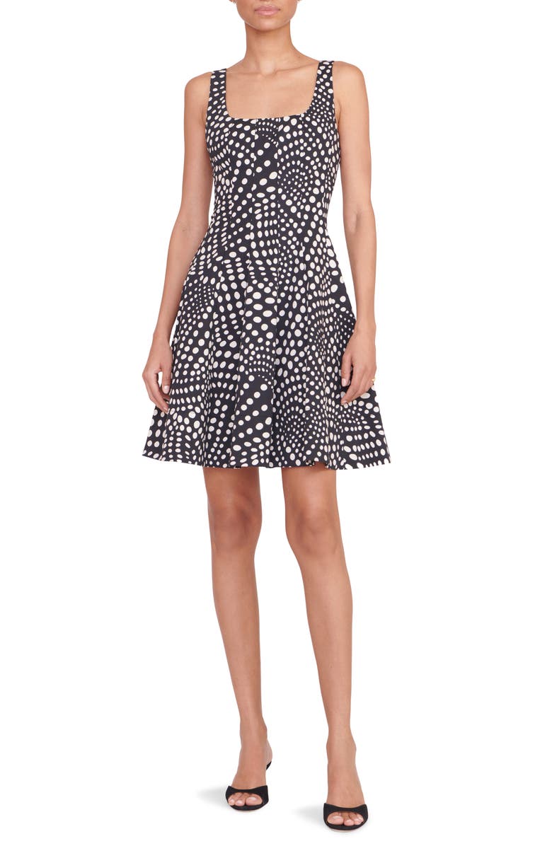 STAUD Wells Dot Minidress, Main, color,