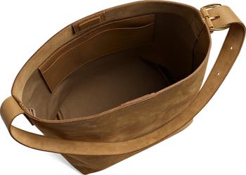 Essentials Suede Bucket Bag