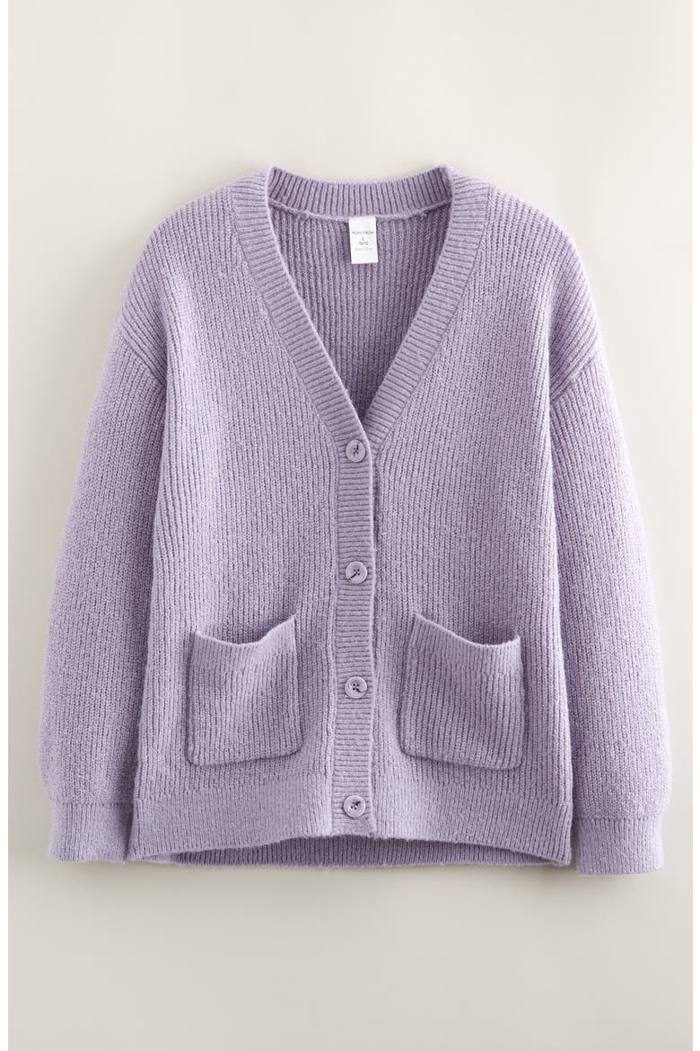 Kids' Oversize Cardigan, Main, color, PURPLE HEIRLOOM