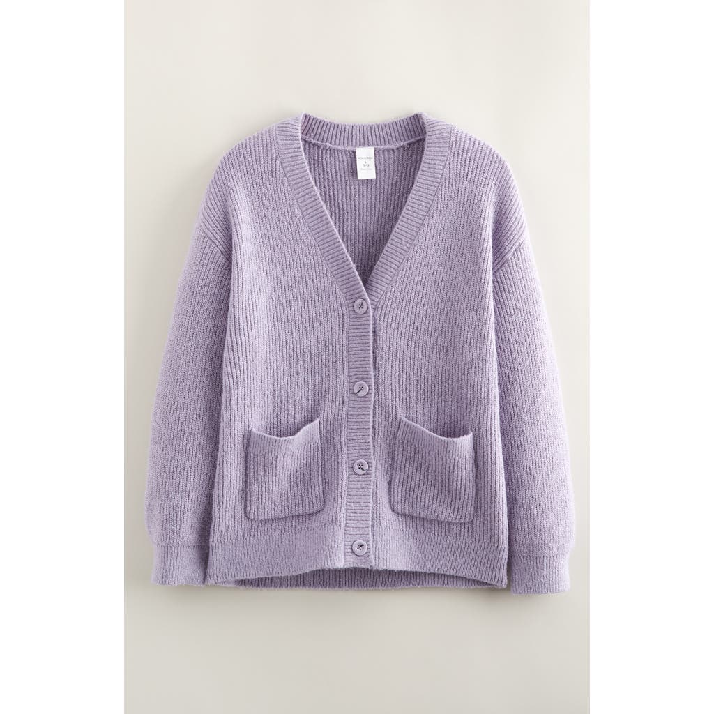 Nordstrom Kids' Oversize Cardigan In Purple