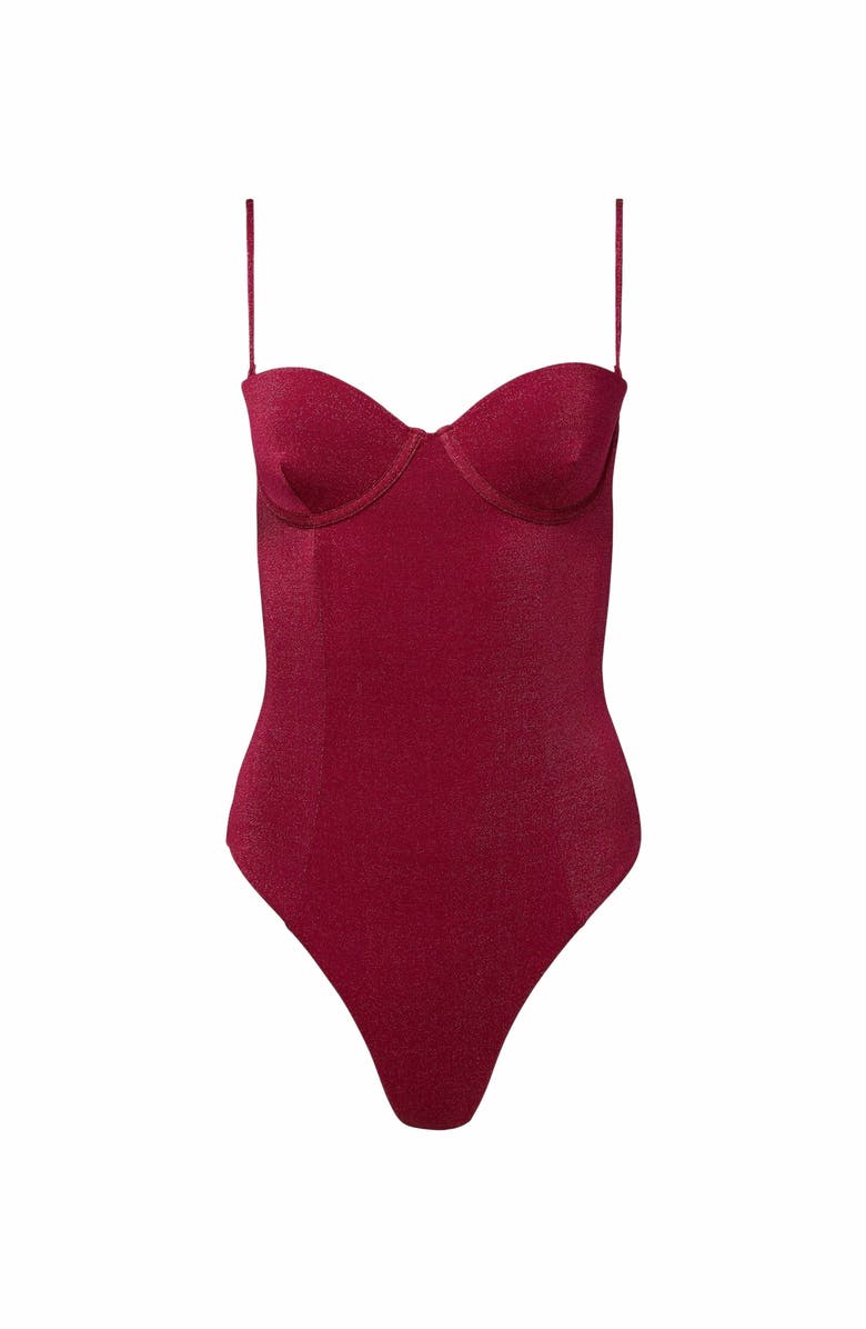 Onia Belle One Piece, Alternate, color, Anemone