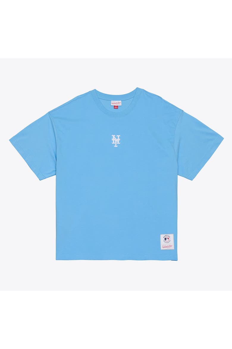 Men's Mitchell & Ness Light Blue New York Mets Insignia Premium T-Shirt, Main, color, Light Blue