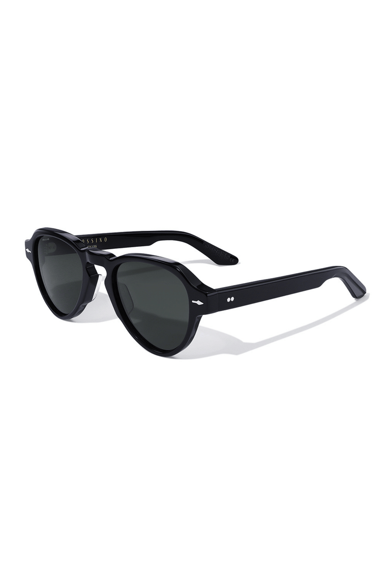 Soul 51mm Pilot Acetate Sunglasses, Alternate, color, Black