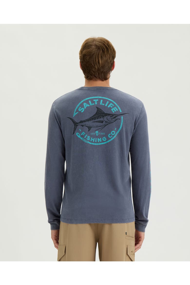 Offshore Strike Long Sleeve Tee, Alternate, color, FUTURE GREY