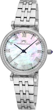 PORSAMO BLEU Emma Mother-of-Pearl Dial Bracelet Watch