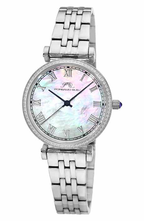 PORSAMO BLEU Emma Mother-of-Pearl Dial Bracelet Watch