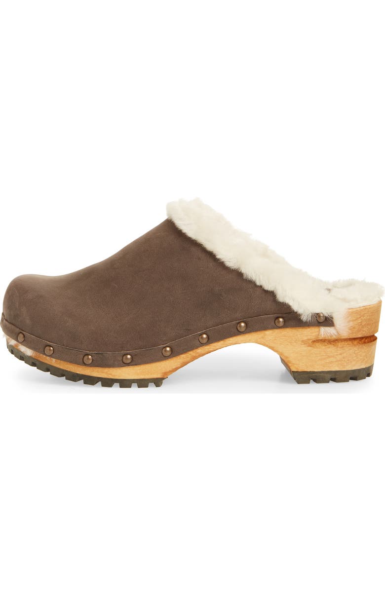 Sanita Hese Genuine Shealing Lined Clog, Alternate, color, Antracite