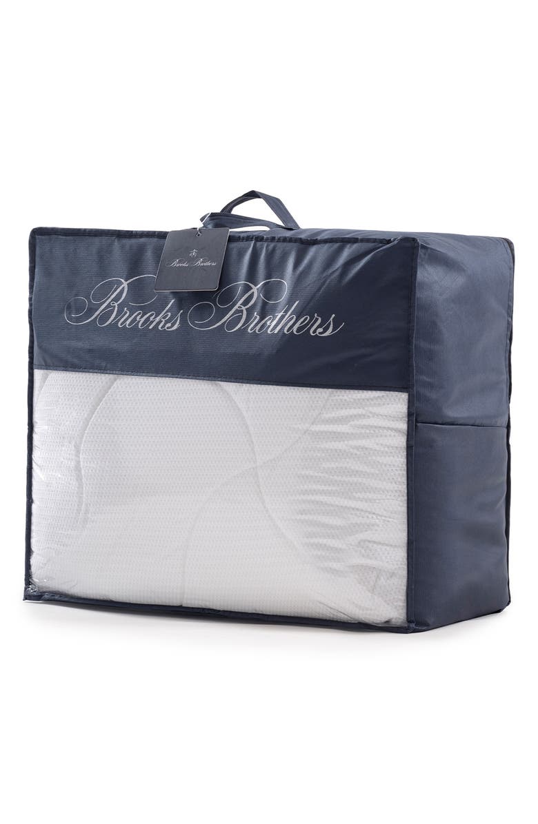 Brooks Brothers Wellsoft Turkish Cotton Comforter, Alternate, color, White