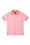 Kids' Tonal Contrast Cotton Piqué Polo