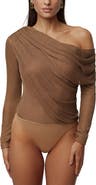 JLUXLABEL Opulent Metallic Bodysuit