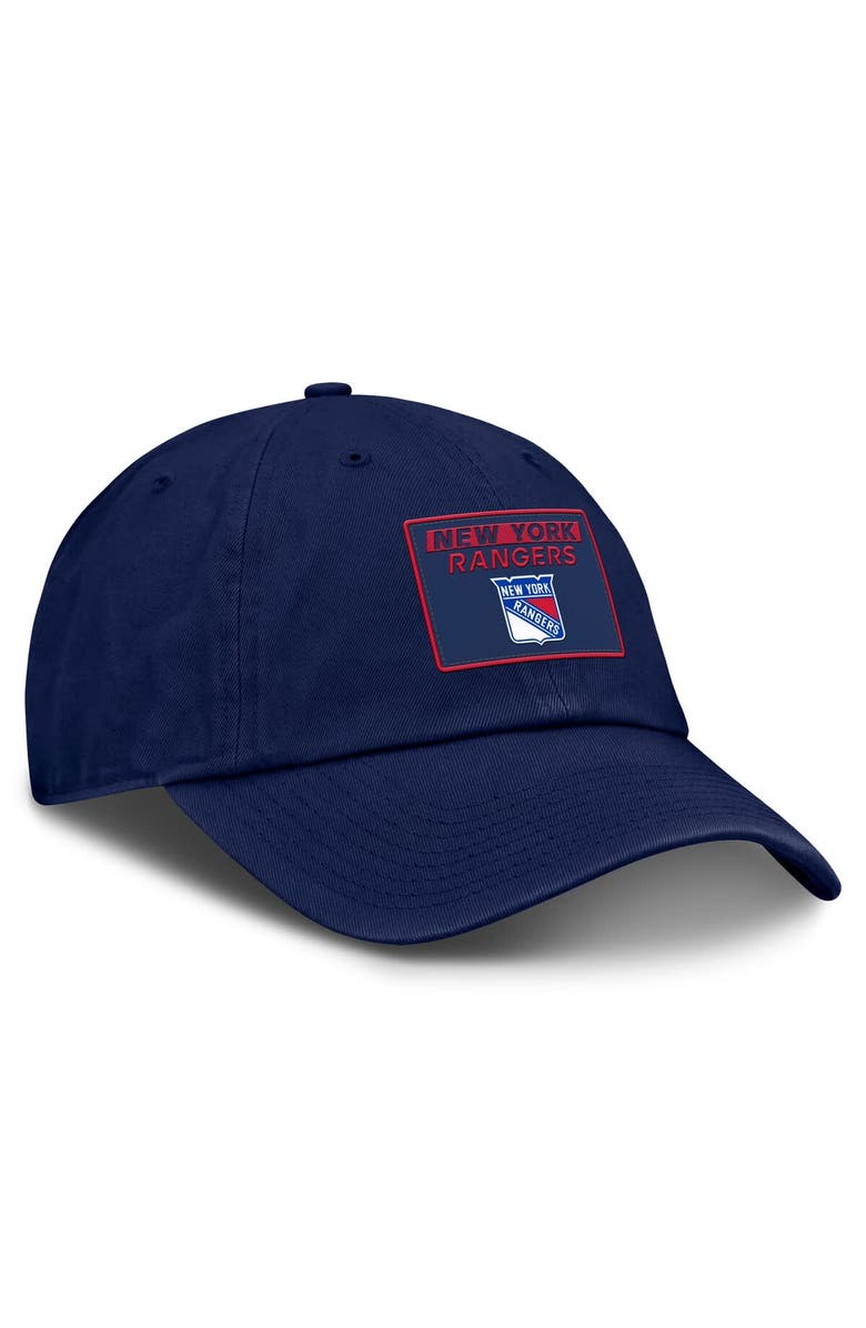 FANATICS Men's Fanatics Navy New York Rangers Authentic Pro Prime Adjustable Hat, Alternate, color, Navy