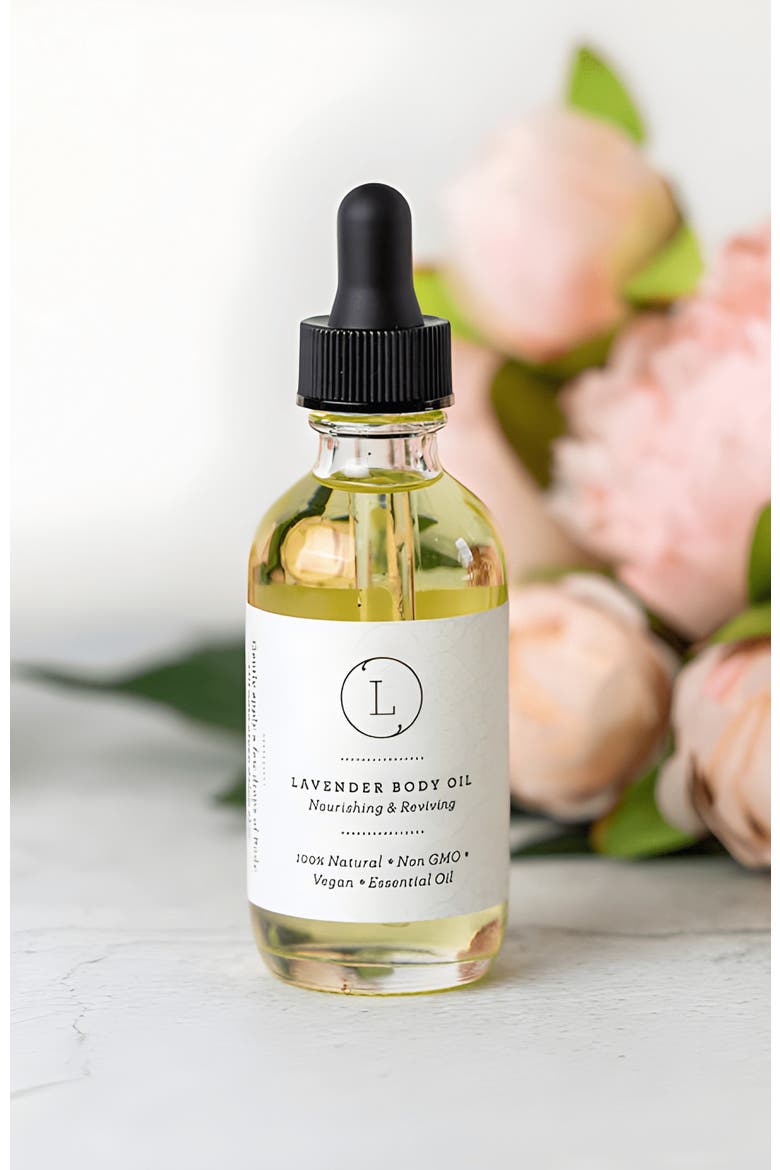 Lavender Body Oil, Natural Moisturizing Body Oil, Alternate, color, None