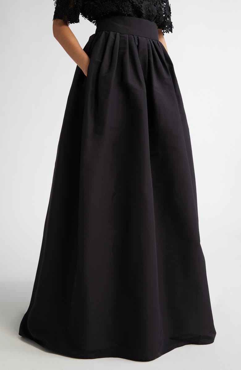 Carolina Herrera Silk Faille Ball Skirt, Alternate, color, 