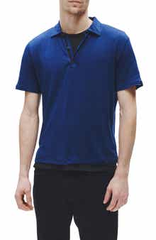 rag & bone Classic Fit Solid Slub Jersey Polo