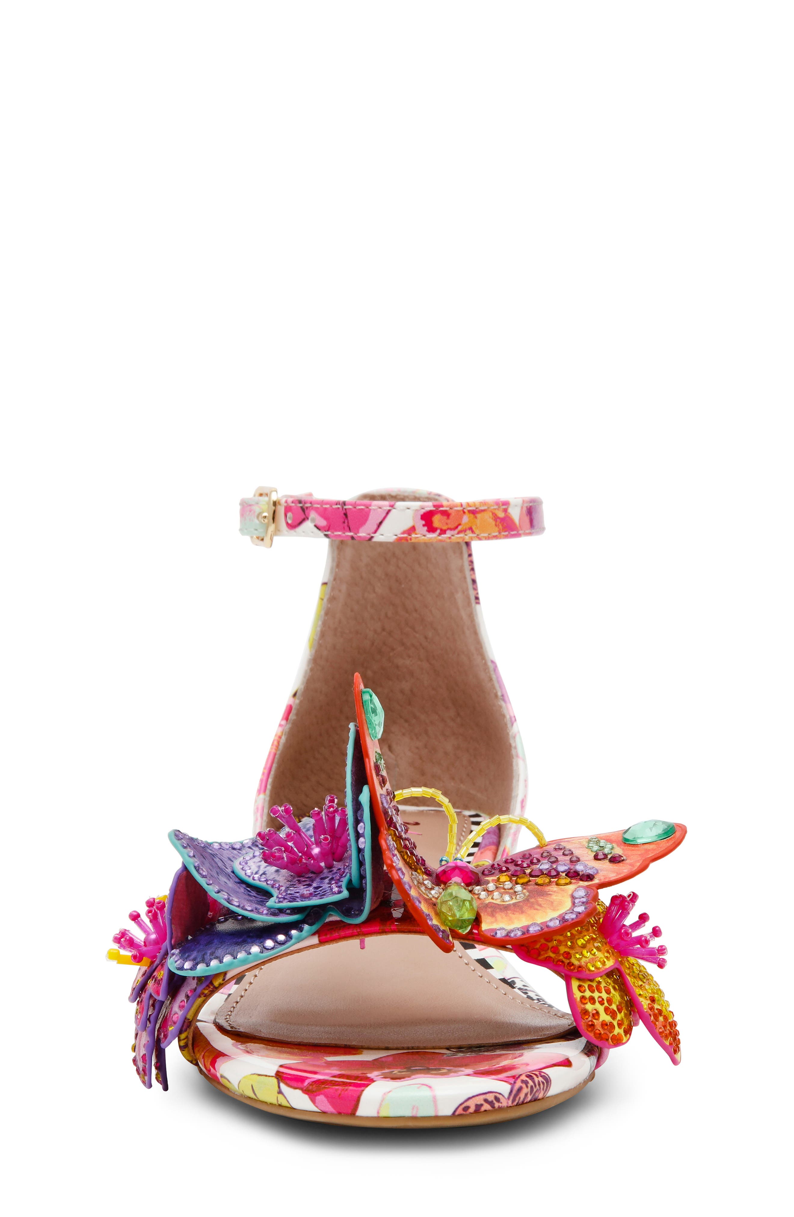 Kids' Camil Ankle Strap Sandal, Alternate, color, WHITE MULTI