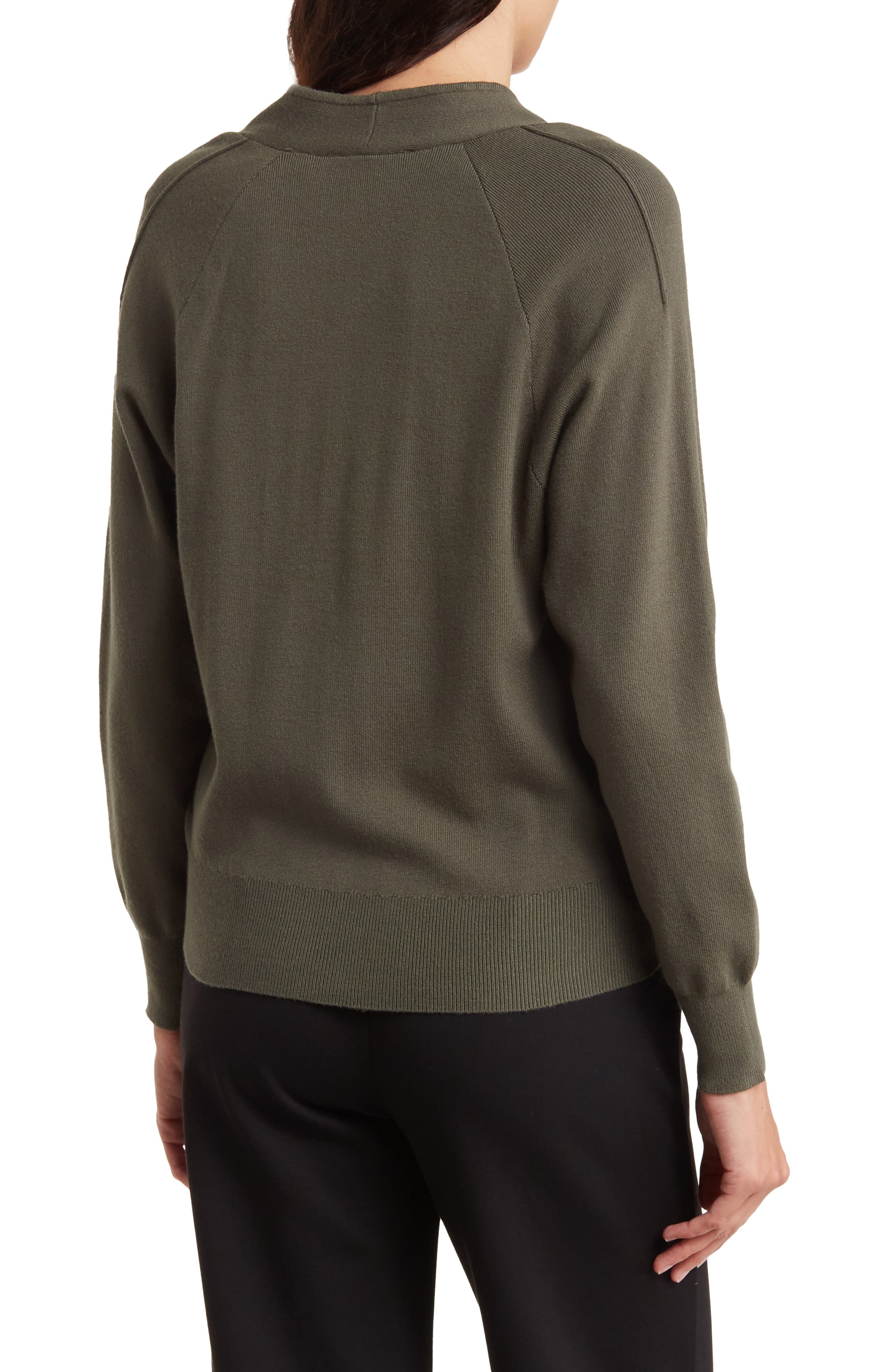 T Tahari Button-Up Short Rib Cardigan (Women) | Nordstromrack