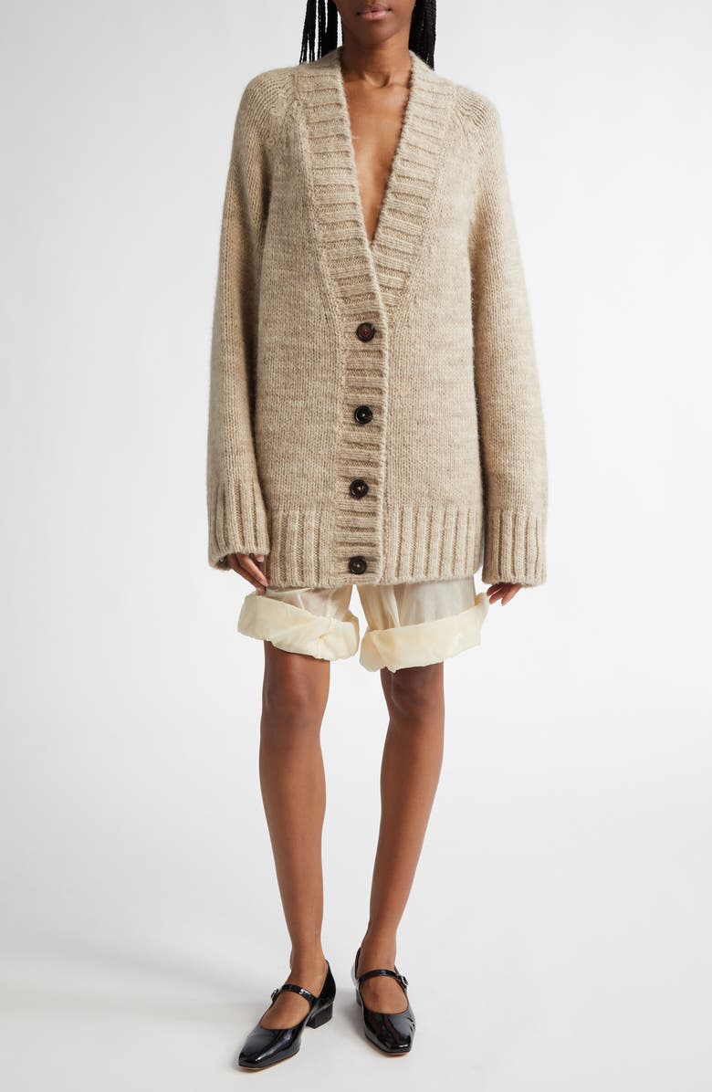 Maison Margiela Layered Cuffed Hem Shorts, Alternate, color,