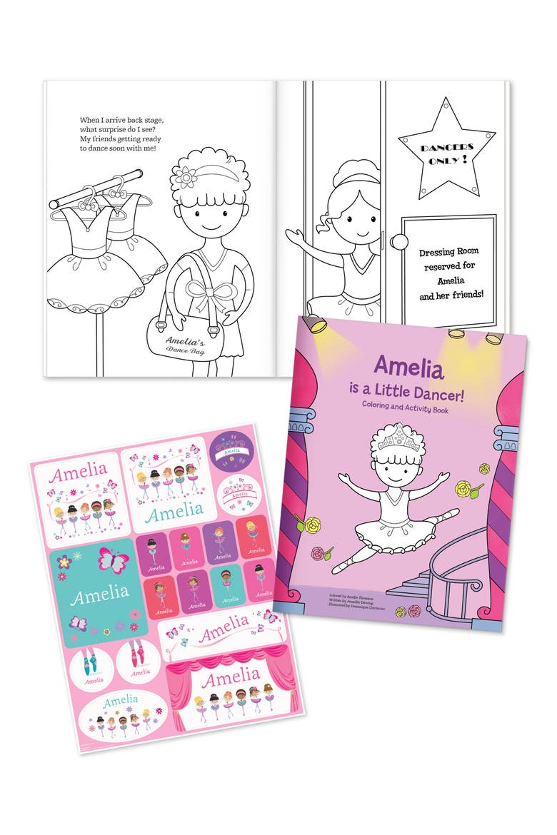 'I'm a Little Dancer' Personalized Coloring Book, Main, color, BOY