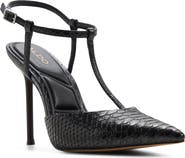 ALDO Leonniah Croc Embossed Leather Pump